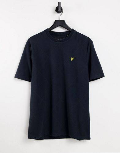 T-shirt à carreaux motif losanges - Lyle & Scott - Modalova
