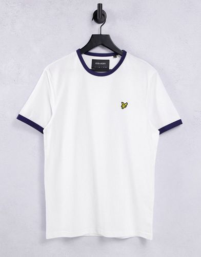 T-shirt à bords contrastants - Blanc - Lyle & Scott - Modalova
