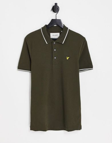 Polo à liserés - Kaki - Lyle & Scott - Modalova