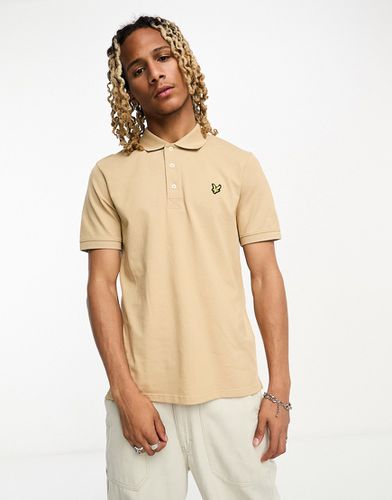 Polo en piqué à logo emblématique - Beige kaki - Lyle & Scott - Modalova