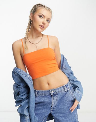 Crop top d'ensemble style caraco - Monki - Modalova