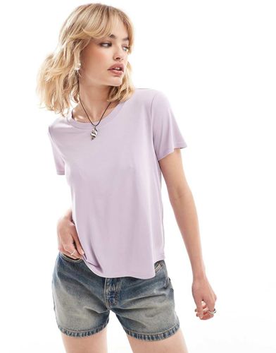 T-shirt ultra doux - Lilas - Monki - Modalova