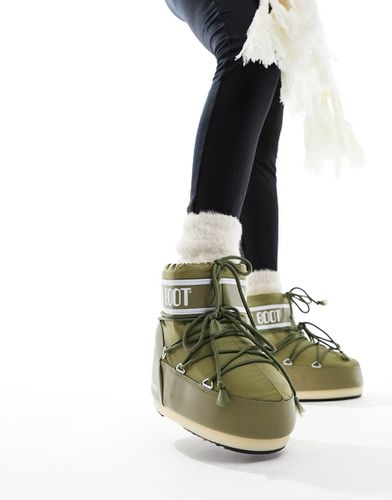 Bottes de neige mi-hautes - Kaki - Moon Boot - Modalova