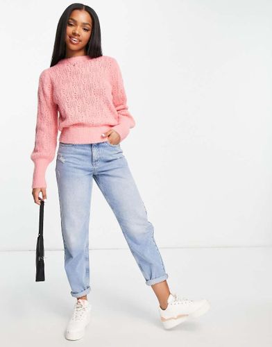 Morgan - Pull en maille - Rose - Morgan - Modalova