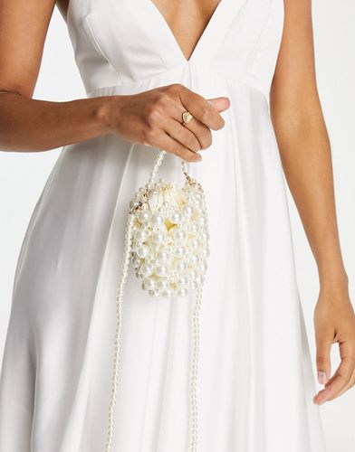 Pochette de mariée ornée de perles - Madein. - Modalova
