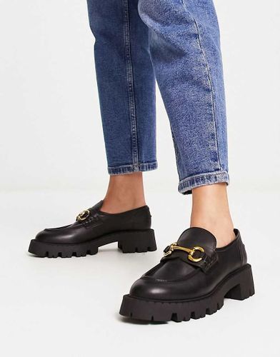 Mocassins chunky en cuir - Mango - Modalova