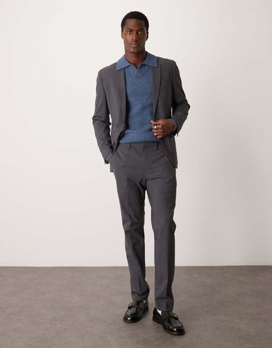 Pantalon droit d'ensemble à chevrons - Mango - Modalova