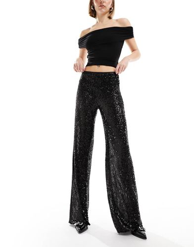 Pantalon large à sequins - Mango - Modalova