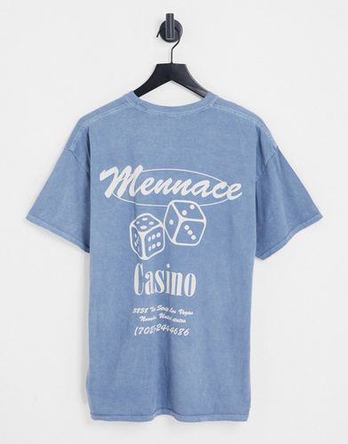 T-shirt oversize à imprimé casino - Mennace - Modalova