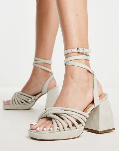 Net - Sandales à talon et brides - Beige - Mim - Modalova