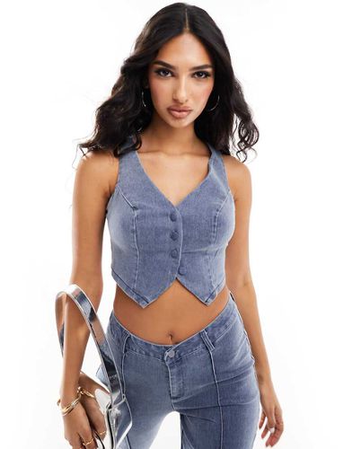 Gilet de costume d'ensemble en jean - Missyempire - Modalova