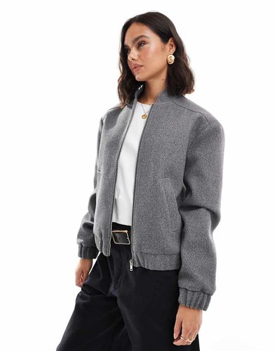 Bomber brossé oversize - Miss Selfridge - Modalova