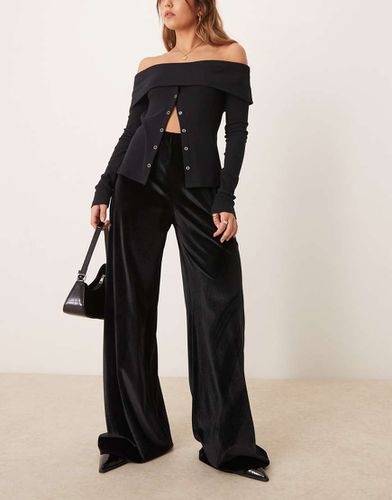 Pantalon ample en velours - Miss Selfridge - Modalova