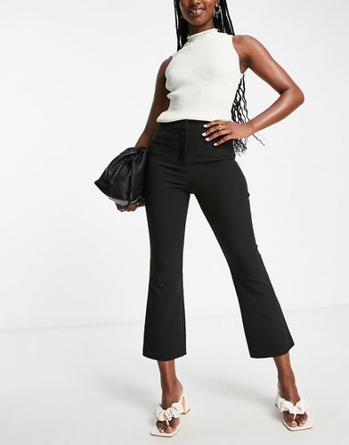 Pantalon évasé court - Noir - Miss Selfridge - Modalova