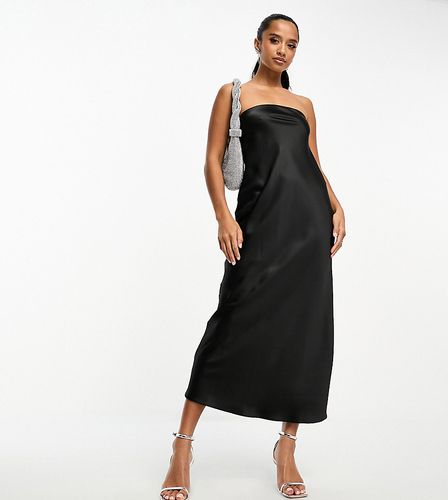 Petite - Robe nuisette bandeau longue en satin - Miss Selfridge - Modalova