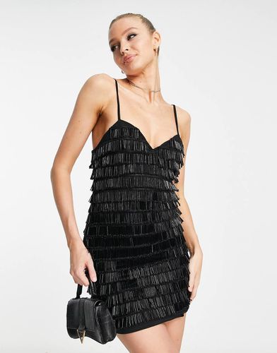 Premium - Robe courte ornementée à franges - Miss Selfridge - Modalova