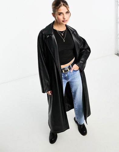 Trench-coat en similicuir - Miss Selfridge - Modalova