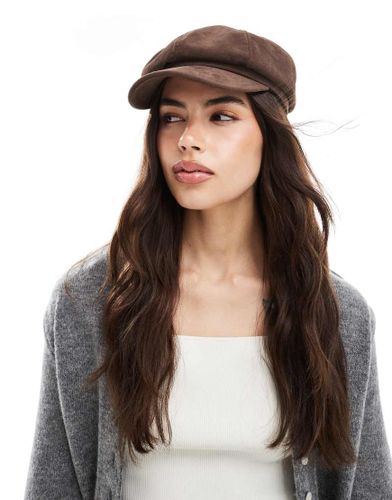 Casquette gavroche imitation daim - My Accessories - Modalova