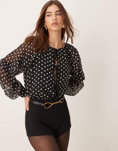 Marlow - Blouse à pois et volants - Nobody's Child - Modalova