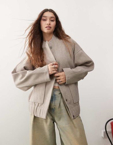 Bomber - Beige chiné - Noisy May - Modalova