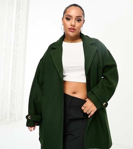 Veste oversize avec col - Kaki - Noisy May Curve - Modalova