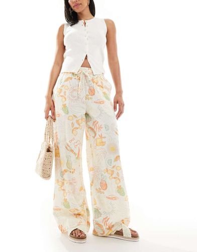 Pantalon ample de plage nou  la taille - Native Youth - Modalova