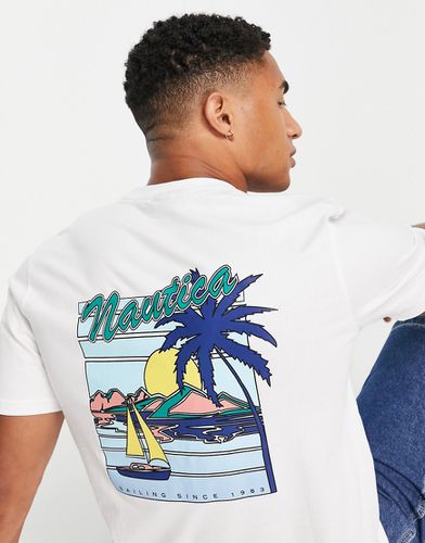Nautica - Competition - T-shirt avec imprimé tortue au dos - Nautica Competition - Modalova