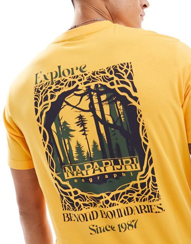 Napapijri - Keoni - T-shirt - Jaune - Napapijri - Modalova