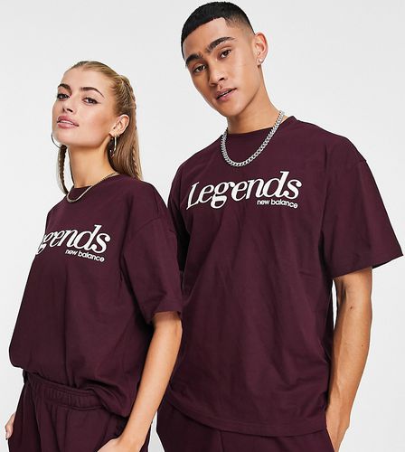 Legends - T-shirt - Bordeaux - New Balance - Modalova