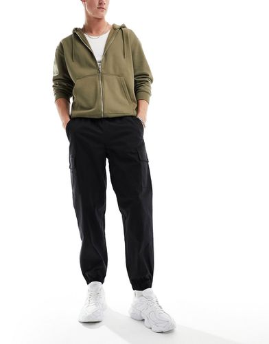 Pantalon cargo en sergé avec logo - New Balance - Modalova