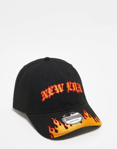 Twenty - Casquette à inscription et flammes - New Era - Modalova