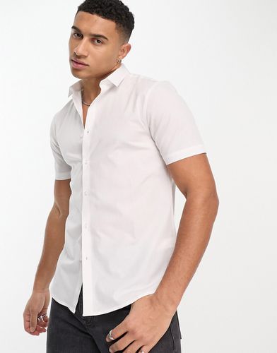 Chemise manches courtes en popeline - New Look - Modalova