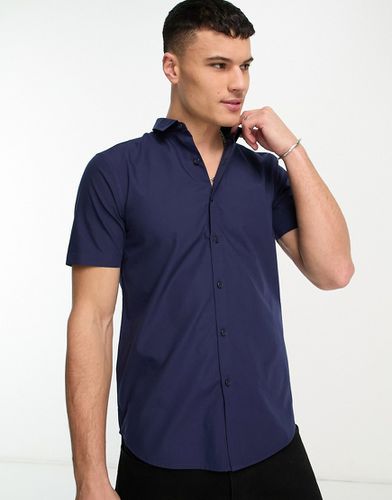 Chemise manches courtes en popeline - New Look - Modalova