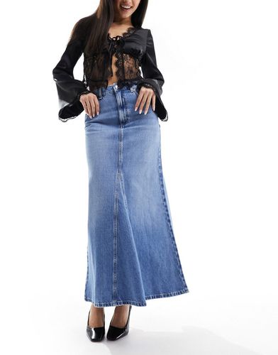 Jupe longue en jean - New Look - Modalova