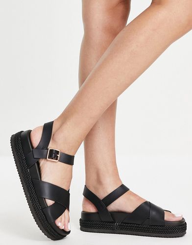Sandales chunky avec détail en corde - New Look - Modalova