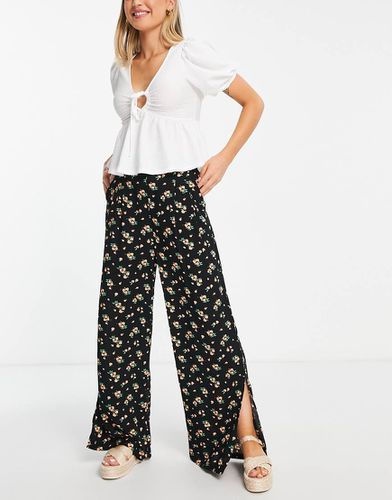 Pantalon ample à imprimé pêches - New Look - Modalova