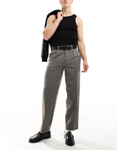 Pantalon large - Marron - New Look - Modalova