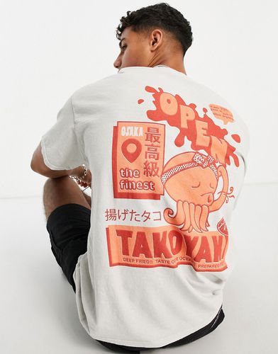 T-shirt à imprimé Takoyaki - cassé - New Look - Modalova