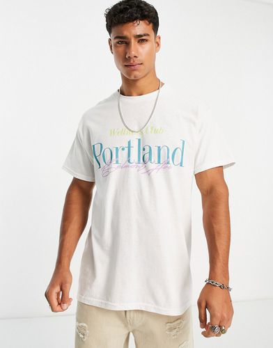 T-shirt à inscription Portland - New Look - Modalova