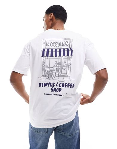 T-shirt oversize à imprimé disquaire - New Look - Modalova