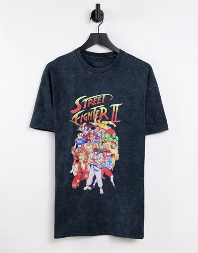 T-shirt oversize à imprimé Street Fighter - New Look - Modalova