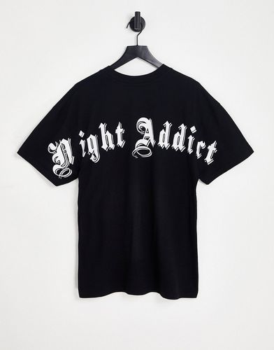 T-shirt avec logo imprimé au dos - Night Addict - Modalova