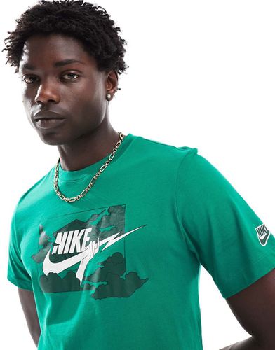 T-shirt avec imprimé virgule style éclair - Nike - Modalova