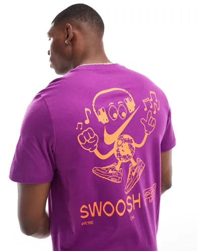 T-shirt avec imprimé Swoosh FM au dos - Nike - Modalova