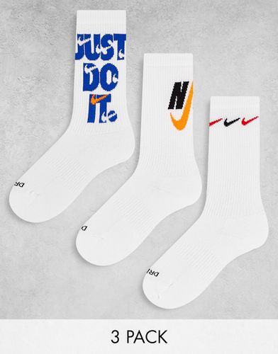 Everyday - Lot de 3 paires de chaussettes rembourrées - Nike Training - Modalova