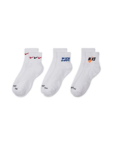 Plus - Everyday Cushioned - Lot de 3 paires de chaussettes à motif - Nike Training - Modalova