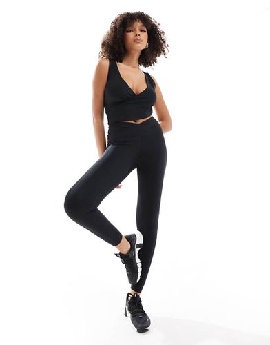 One - Legging 7/8ème à taille haute effet croisé - Nike Training - Modalova