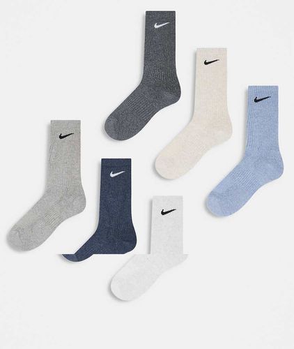 Plus - EveryDay - Lot de 6 paires de chaussettes rembourrées - Nike Training - Modalova