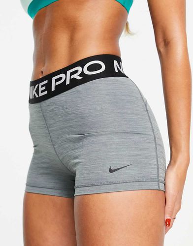 Pro 365 - Short 3 pouces moulant en tissu Dri-FIT - Gris - Nike Training - Modalova