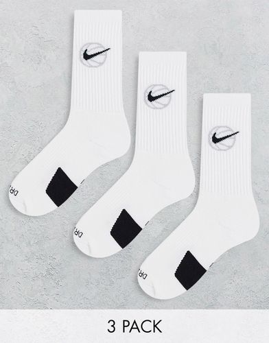 Everyday - Lot de 3 paires de chaussettes - Nike Basketball - Modalova